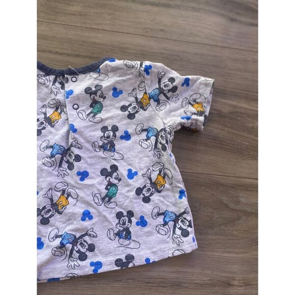 Disney Baby Boys T Shirt Multicolor Mickey Mouse Shirt Size 0/3 Months - Picture 6 of 8